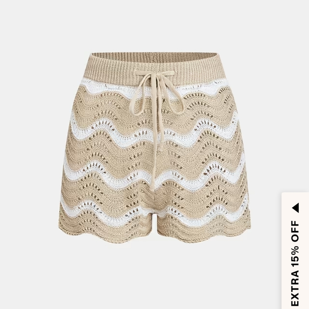 Cupshe Crochet Shorts